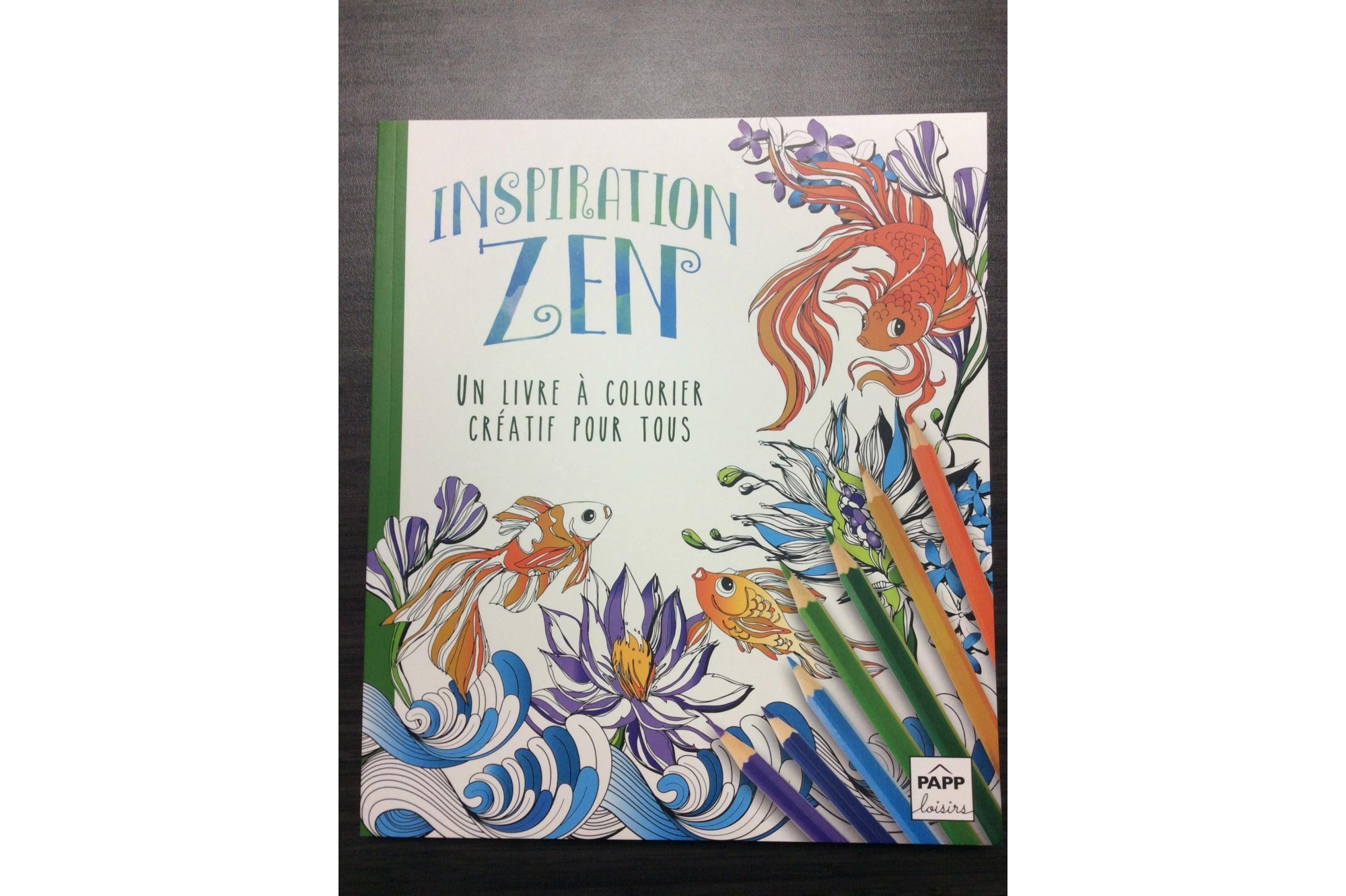 Livre   colorier anti stress Inspiration zen